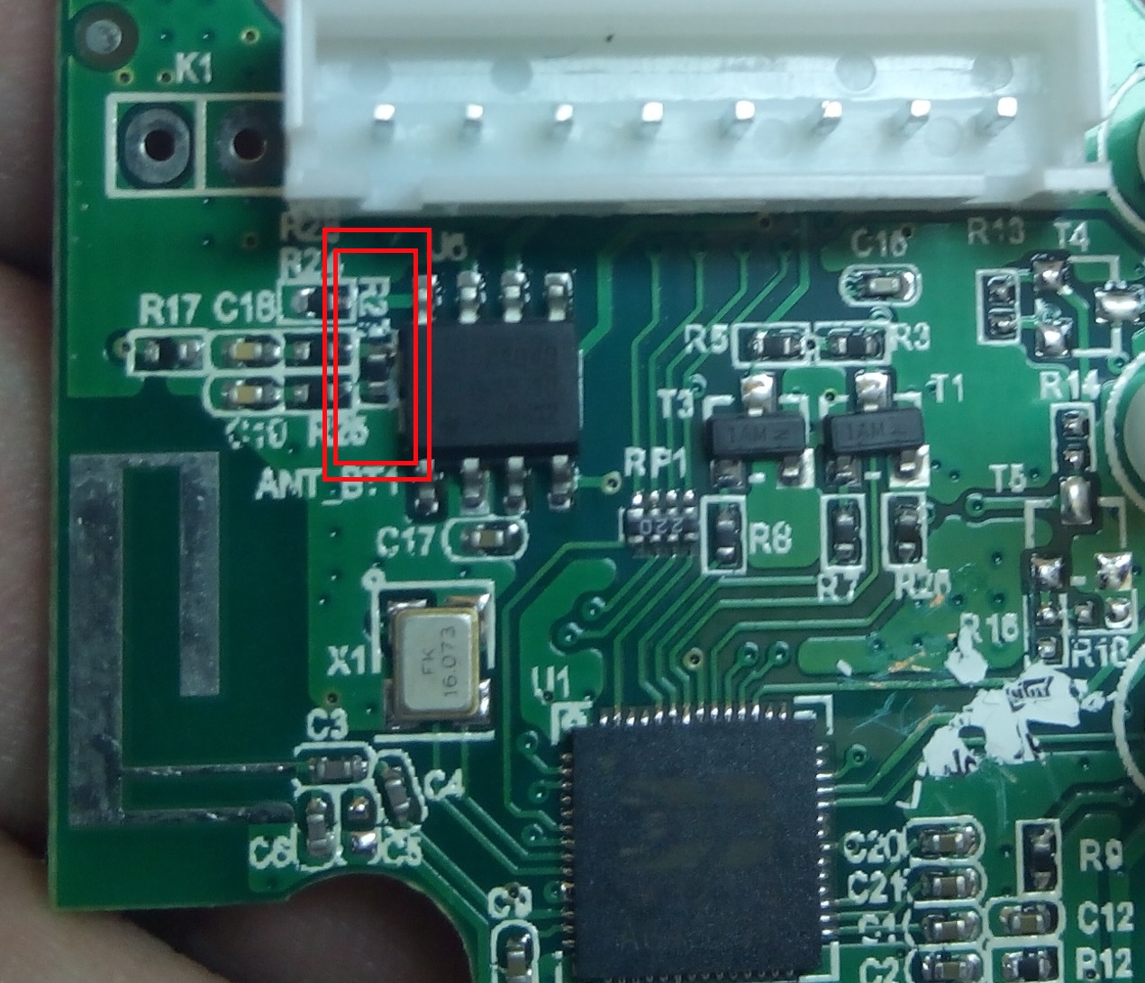 Resistor on PCB